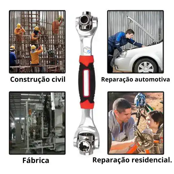 Chave Multifuncional 48 Funções Em 1 Fácil de Usar