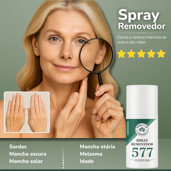 Spray Removedor de  manchas de Sol, IDADE E MELASMA! Desconto+ Frete Grátis